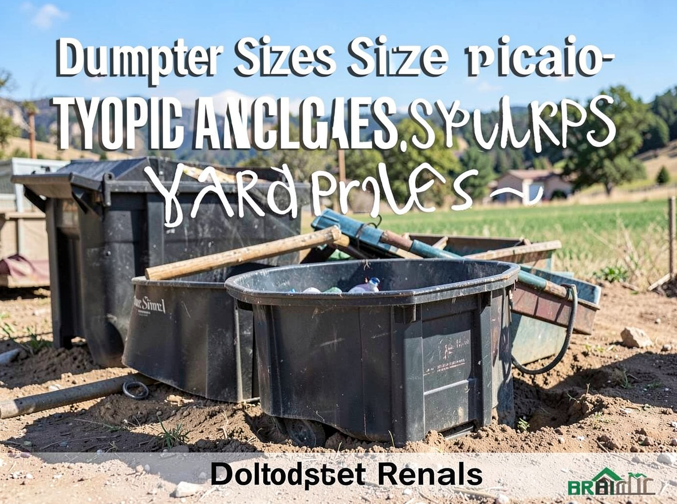 Dumpster Sizes For Typical Colorado Springs Yard Projects